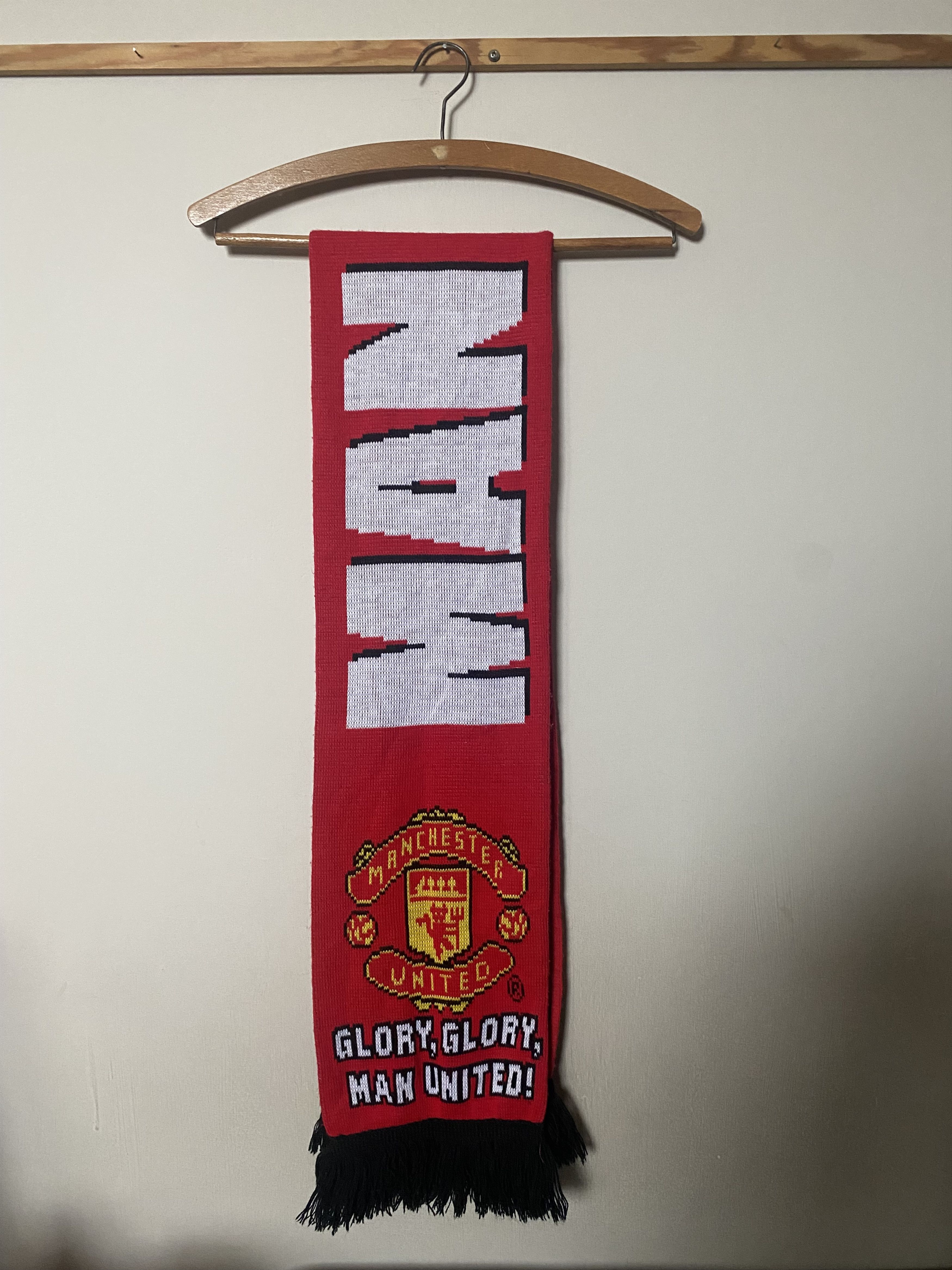 Other Vintage - football scarf MANCHESTER UNITED F.C. - UNIQUE Size ONE SIZE - 2 Thumbnail