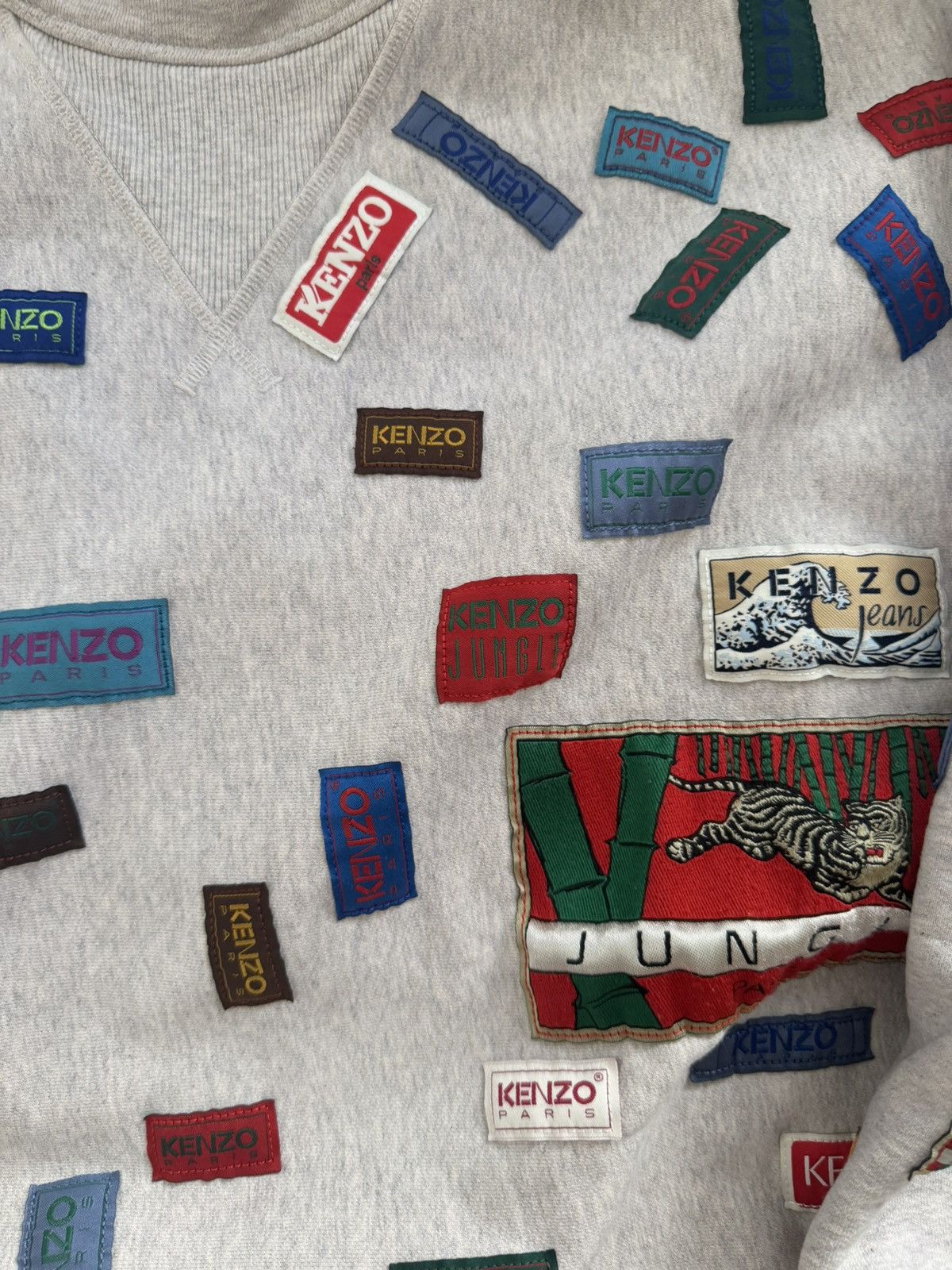 Kenzo KENZO Labels Crewneck Sweatshirt Size US S / EU 44-46 / 1 - 3 Thumbnail