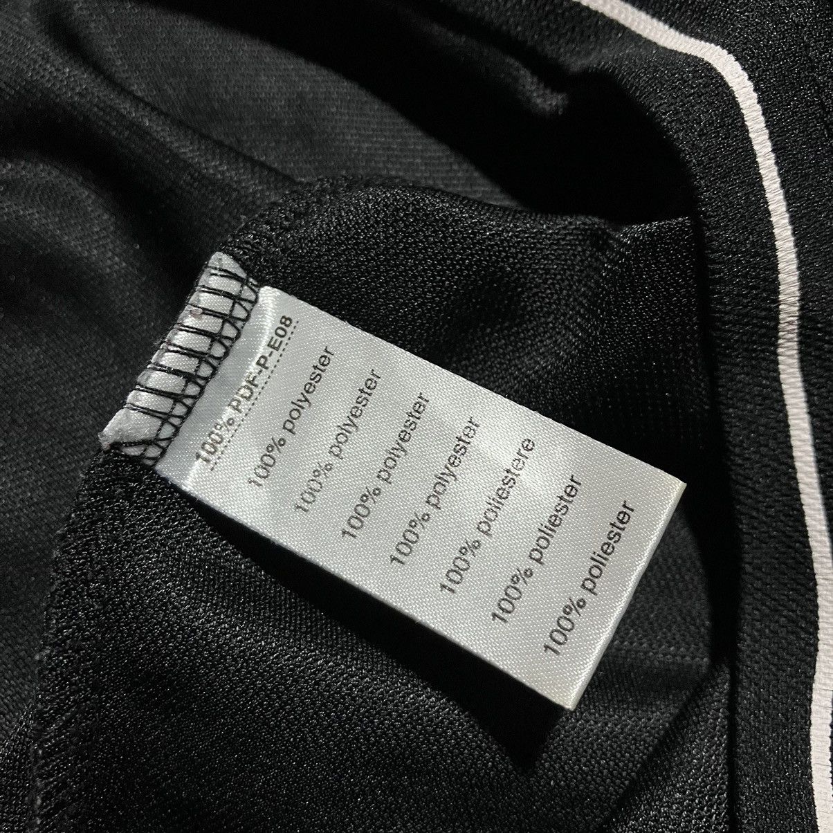 Lacoste Vintage LACOSTE Sport 1/3 Zip Black/White Striped Polo Shirt Size US L / EU 52-54 / 3 - 11 Thumbnail