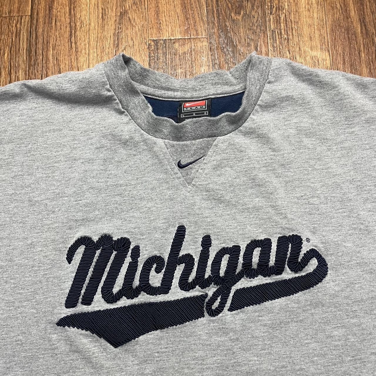 Nike Nike Michigan Shirt Michigan Center Swoosh Grey Large Size US L / EU 52-54 / 3 - 2 Thumbnail