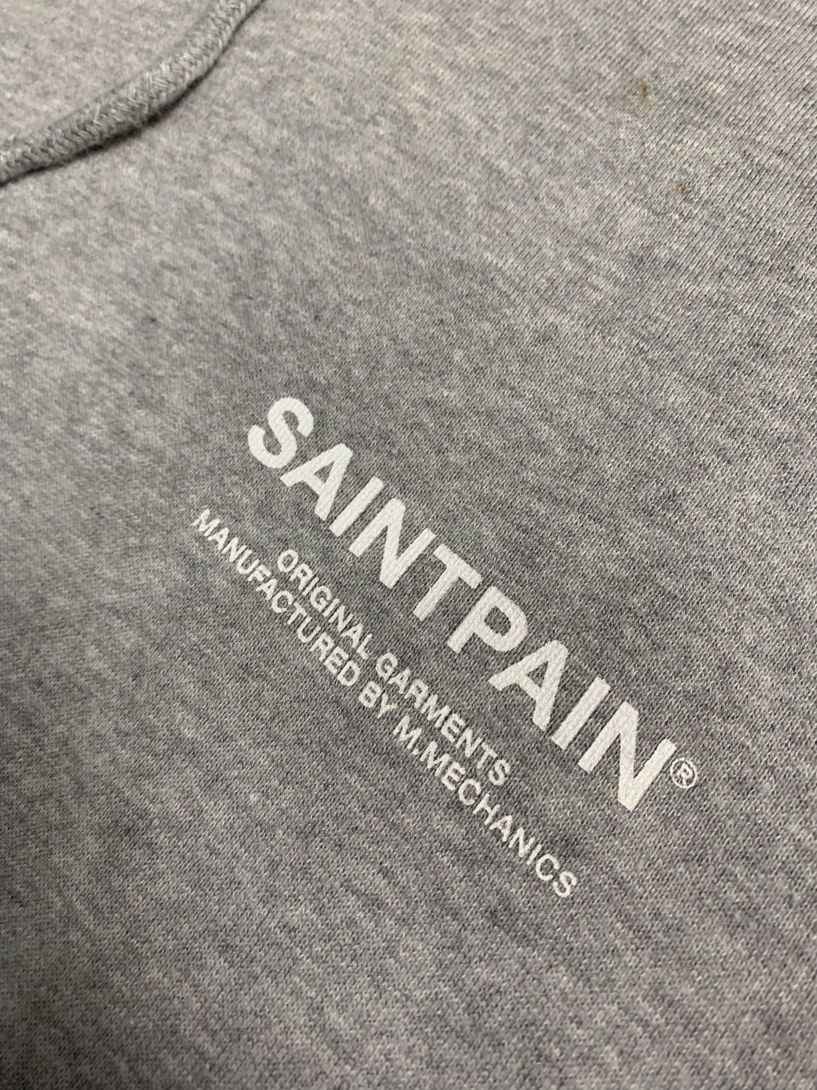 Japanese Brand Saint Paint Hoodie Off White Essentials Style Size US L / EU 52-54 / 3 - 2 Thumbnail
