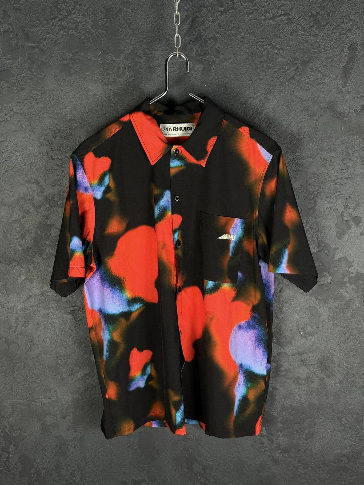Rhude × Zara Zara x Rhuigi Rhude Button Up Short Sleeve Shirt Oversized Size US S / EU 44-46 / 1 - 4 Thumbnail