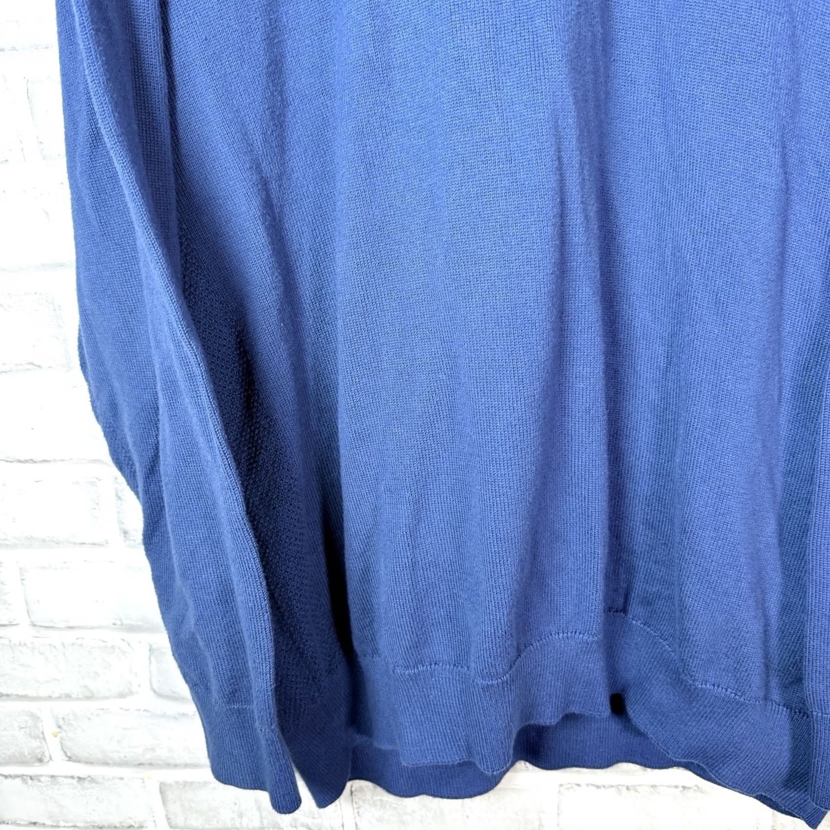 Lacoste Lacoste Blue 100% Cotton Half Zip Pullover Casual Sweater Mens XL Size Blue Pullover Mens XL Cotton Lacoste Half Zip Casual Sweater Size US XL / EU 56 / 4 - 3 Thumbnail