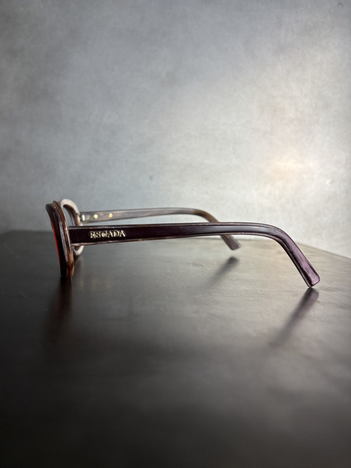 Escada × Vintage 1990s Esacada Glasses Vintage Frames Oval Eyeglasses 90s Y2K Size ONE SIZE - 4 Thumbnail