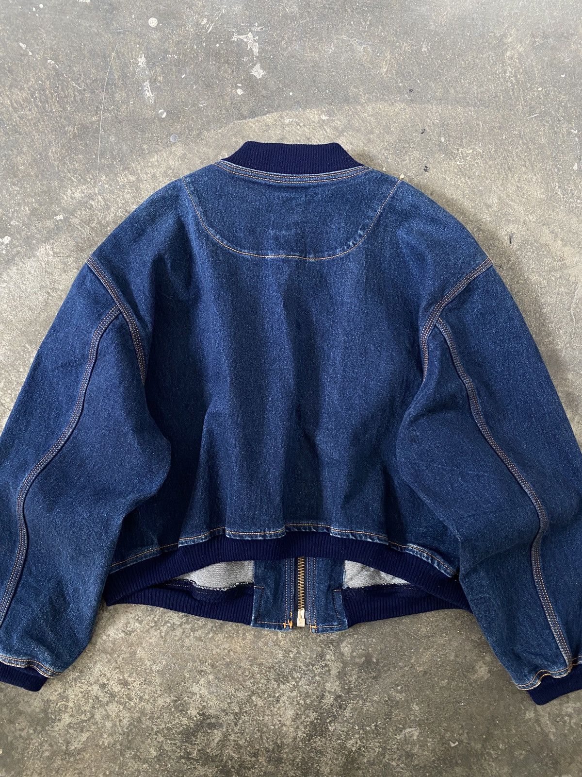 Kapital Vintage Junko Shimada Denim Bomboer Jacket Size US L / EU 52-54 / 3 - 4 Thumbnail