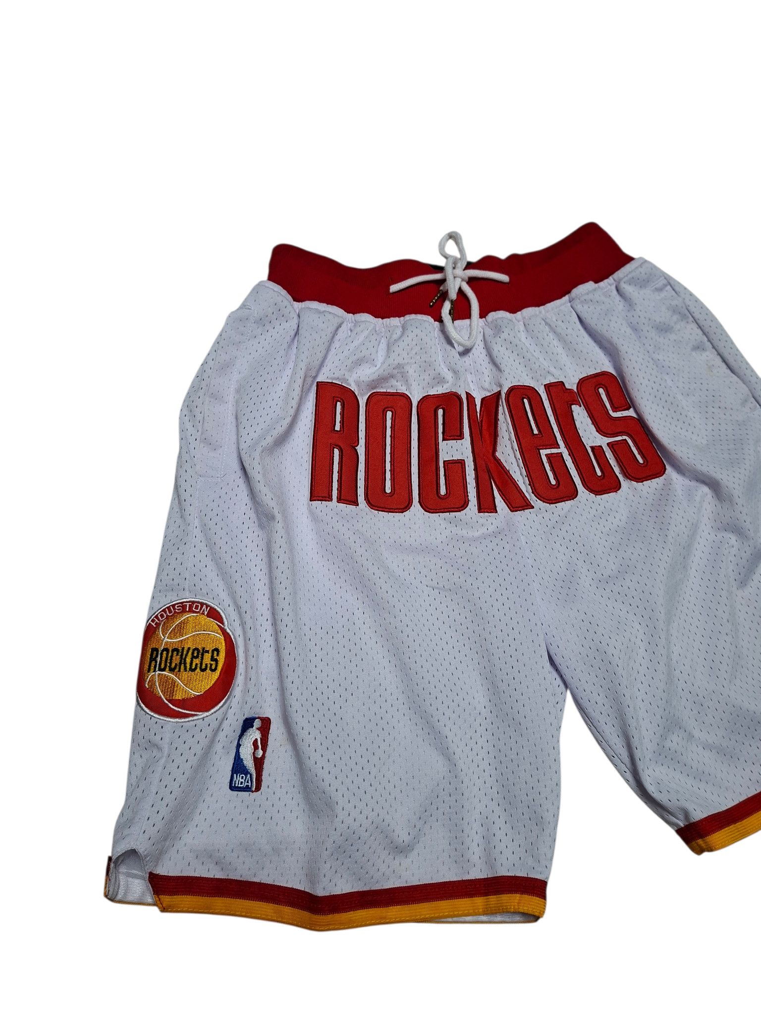 Just Don HOUSTON ROCKETS JUST DON NBA MADE IN USA SHORTS Size US 32 / EU 48 - 2 Thumbnail
