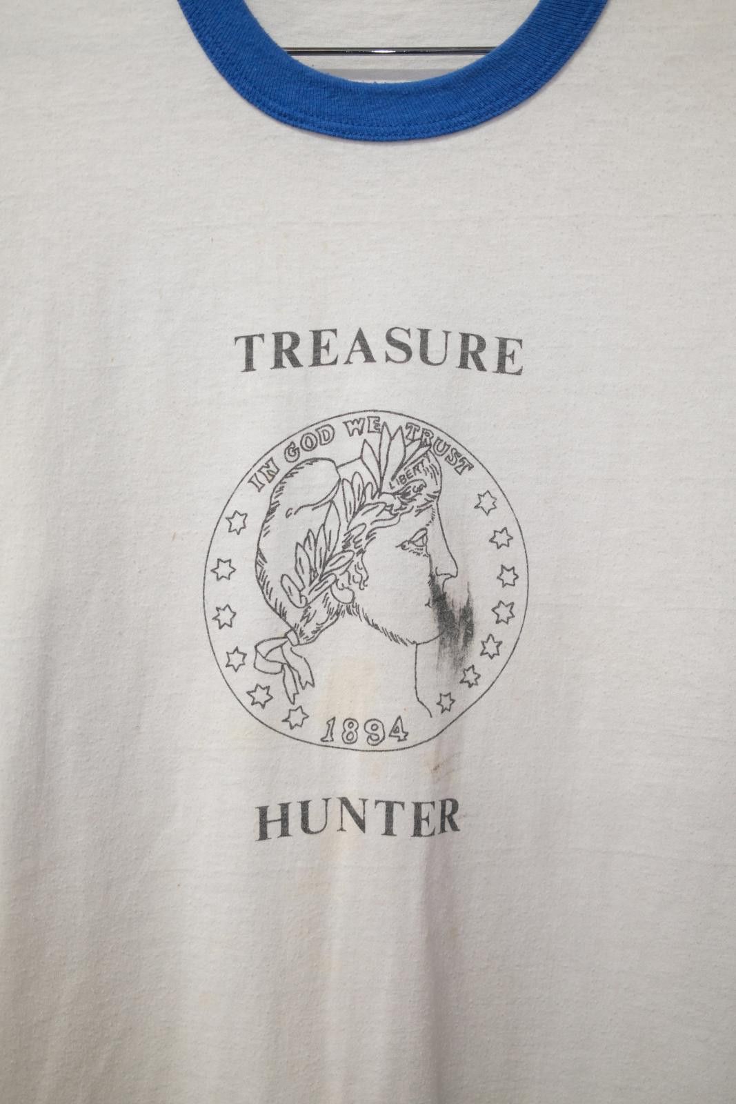 Vintage 90's Treasure Hunter Ring T-Shirt Size M / US 6-8 / IT 42-44 - 3 Thumbnail