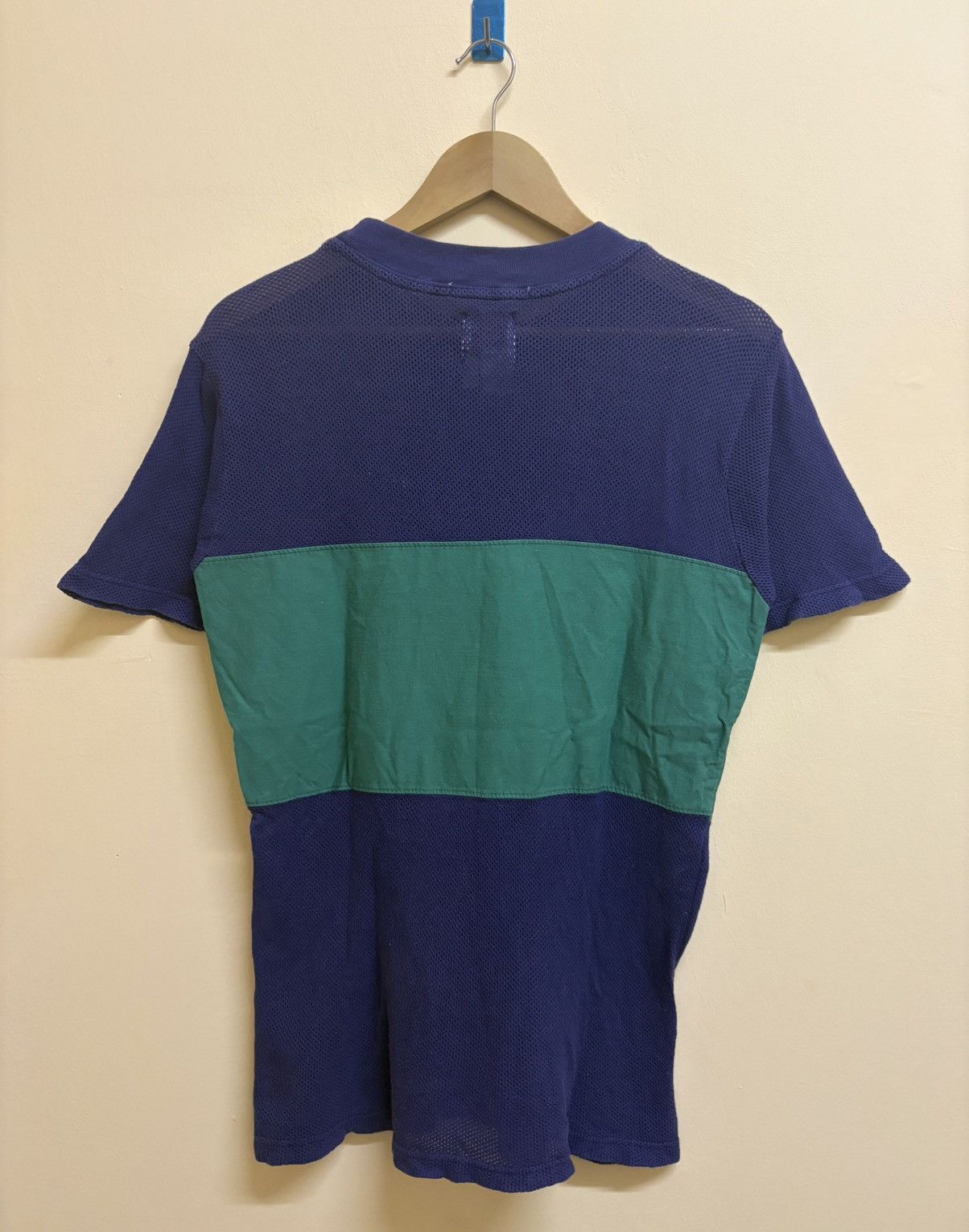 Avirex Vintage 90s Avirex USA American Collegiate Knit Mesh Tee Size US M / EU 48-50 / 2 - 7 Thumbnail