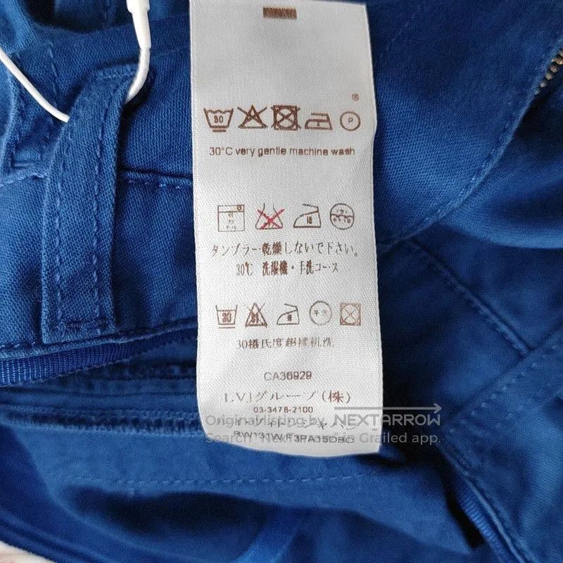Louis Vuitton Louis Vuitton Women's Casual Blue Pants . Size 23" - 4 Thumbnail