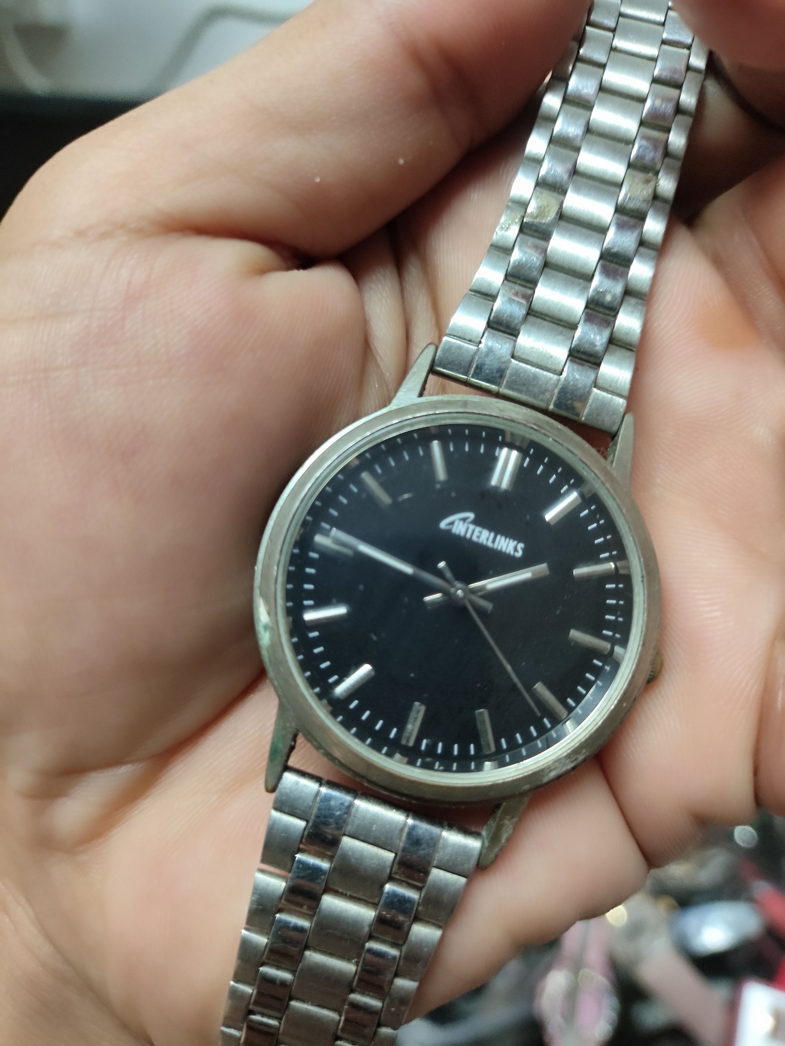 Vintage Vintage "Interlink" Watch JAPAN MOVEMENT Size ONE SIZE - 4 Thumbnail
