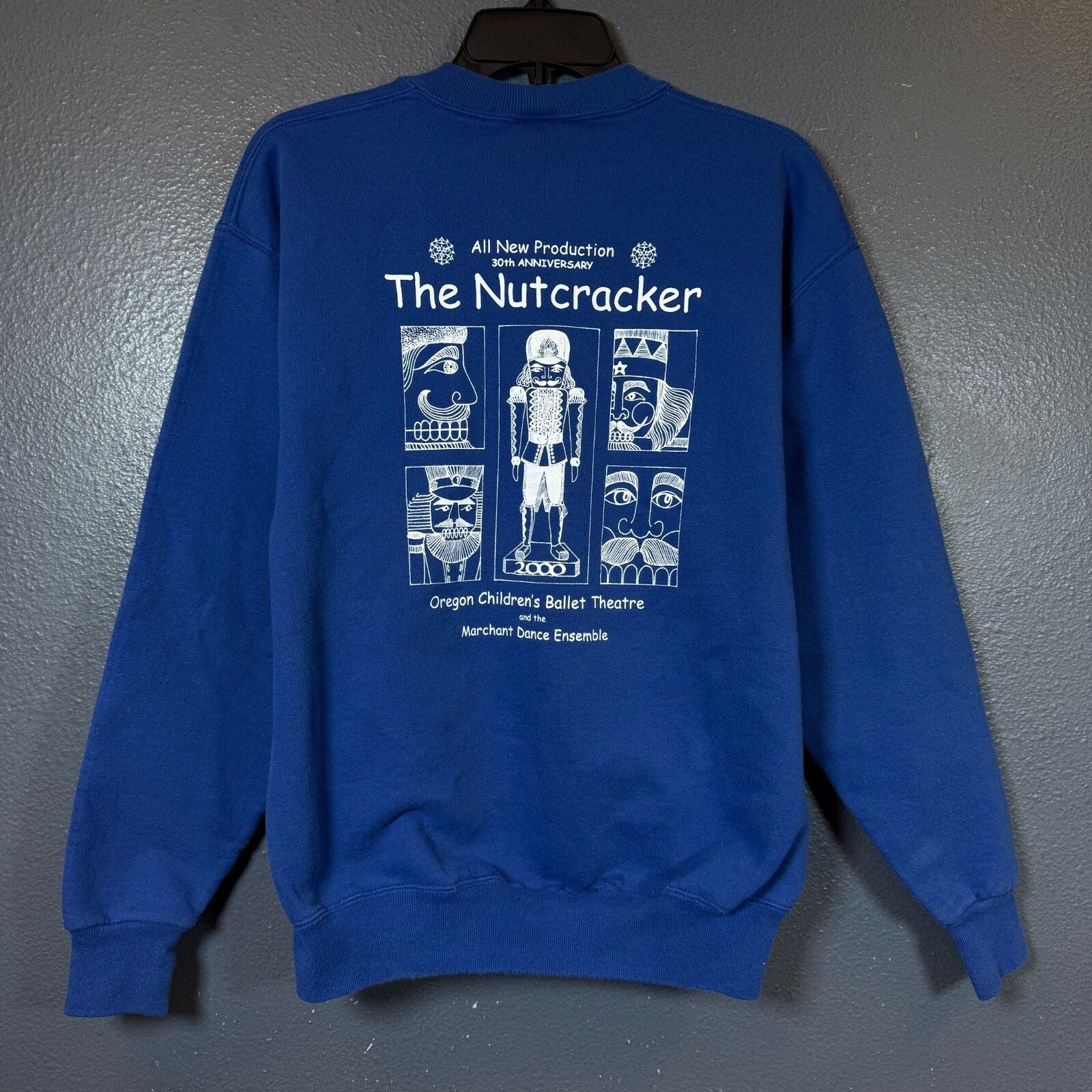 Jerzees Jerzees S blue vintage sweatshirt 00s The Nutcracker Oregon Size US S / EU 44-46 / 1 - 1 Thumbnail