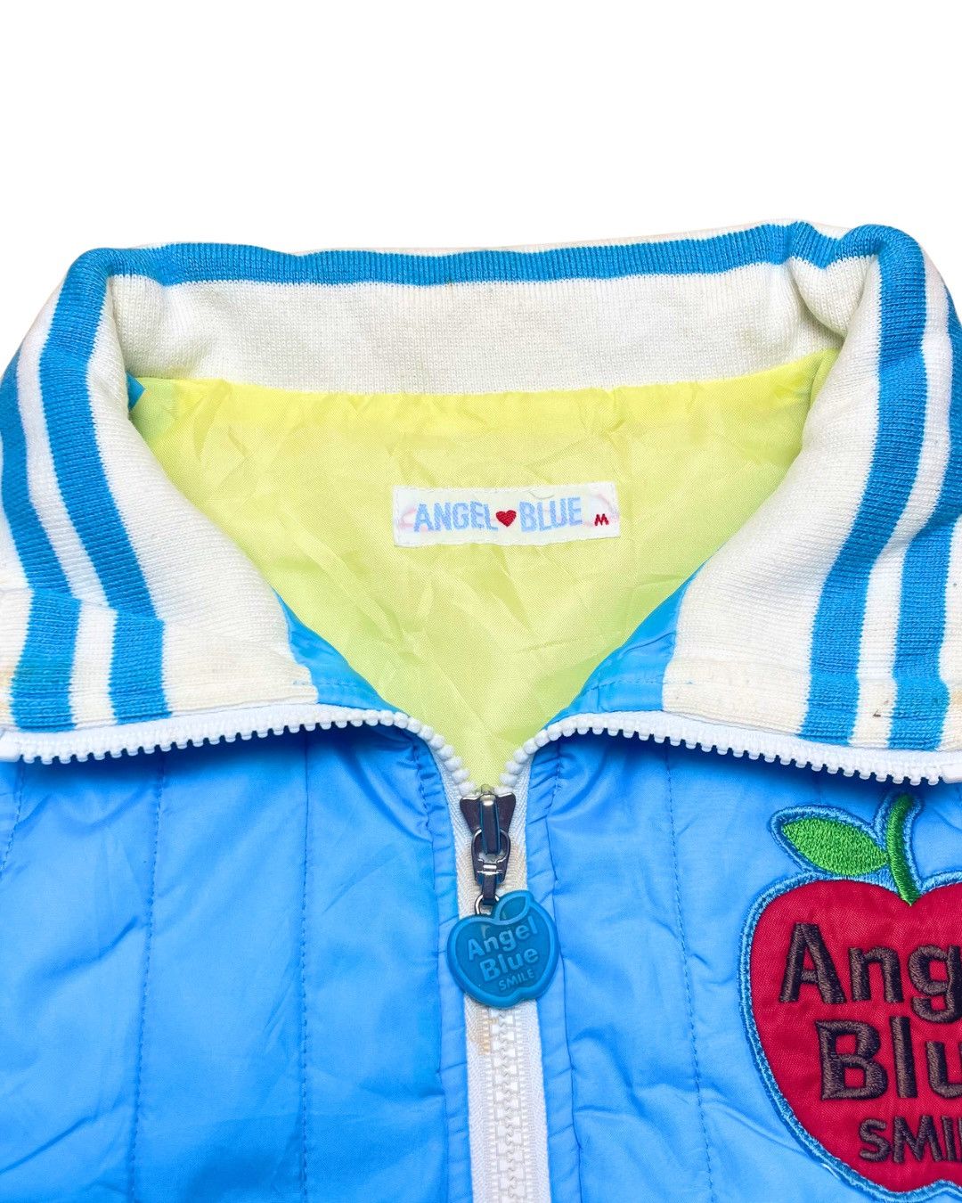 Angel Blue Angel Blue Japan Apple Patch Quilted Track Jacket Cyber Y2K Size M / US 6-8 / IT 42-44 - 4 Thumbnail