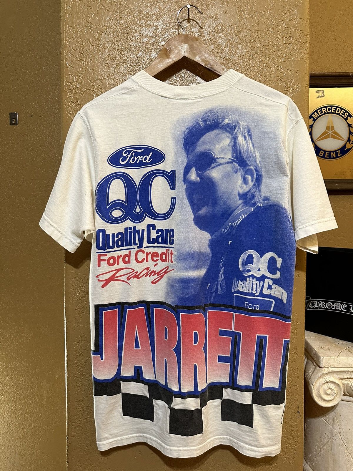 Chase Authentics × NASCAR × Vintage 1990s Ford Thunderbird NASCAR Dale All Over Print t shirt Size US M / EU 48-50 / 2 - 1 Thumbnail