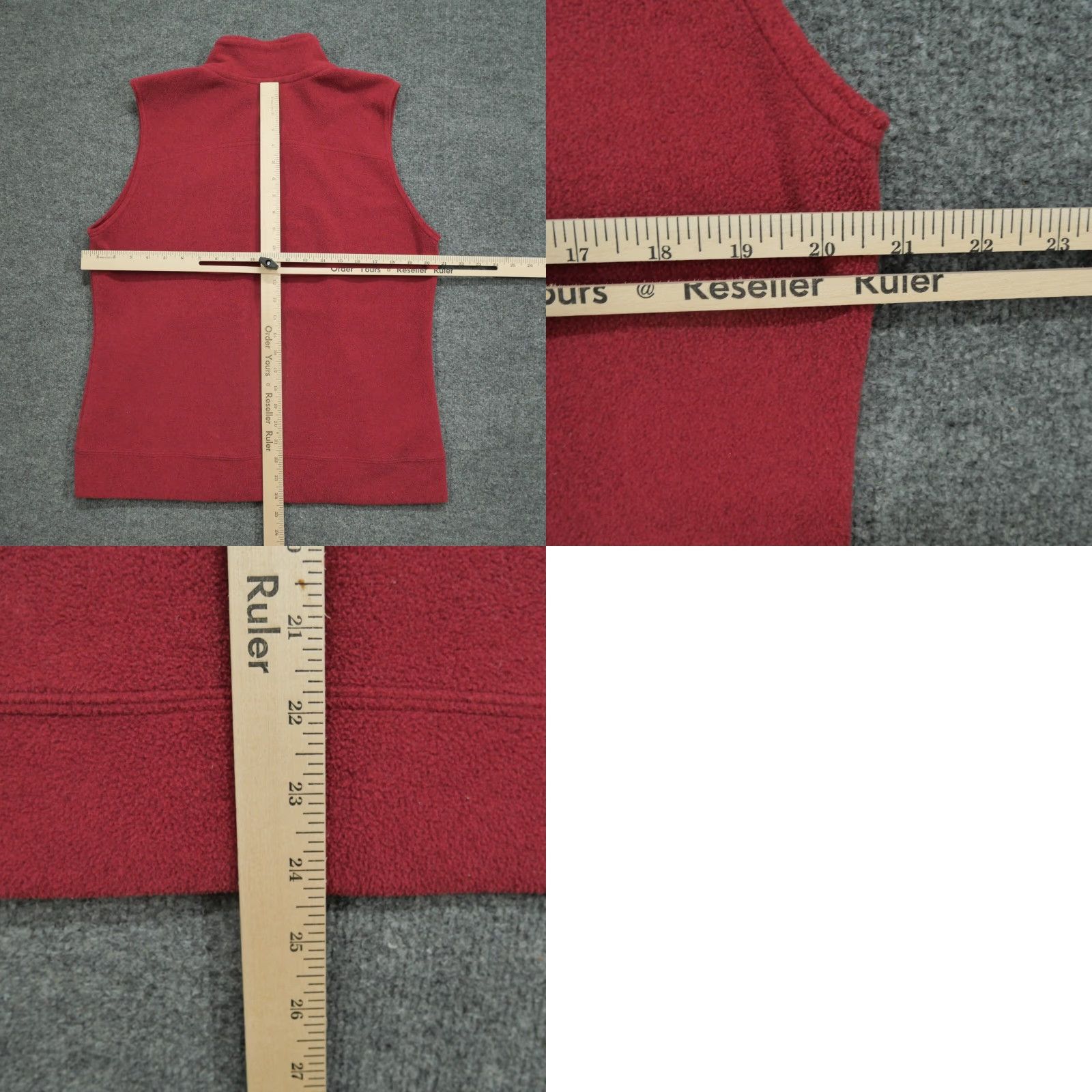 Carhartt VINTAGE Carhartt Vest Womens L Red Fleece Outdoors Casual Zip Sleeveless Size L / US 10 / IT 46 - 8 Thumbnail
