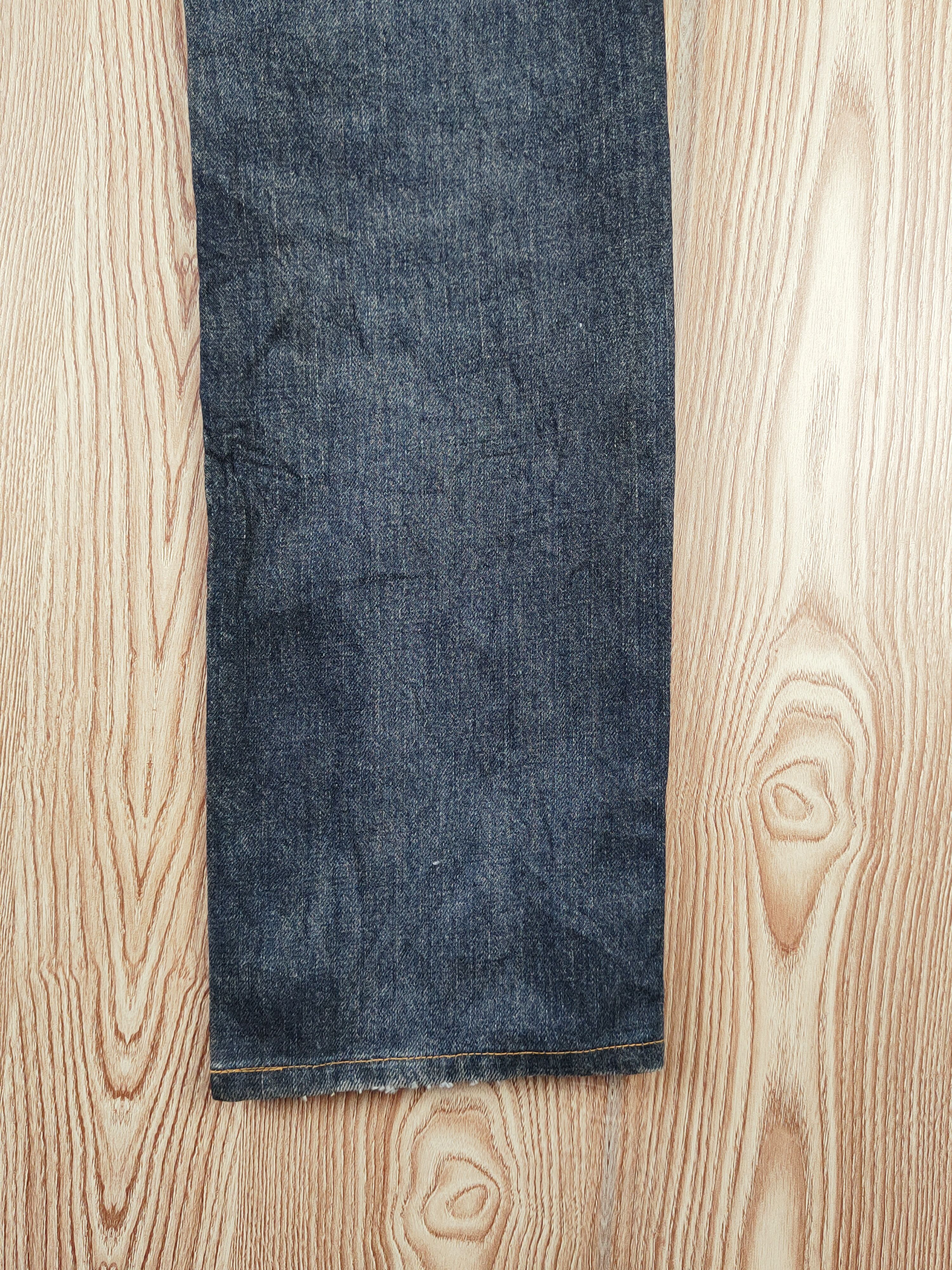 Edwin Edwin Black Distressed Ripped Jeans #S2696 Size US 28 / EU 44 - 13 Thumbnail