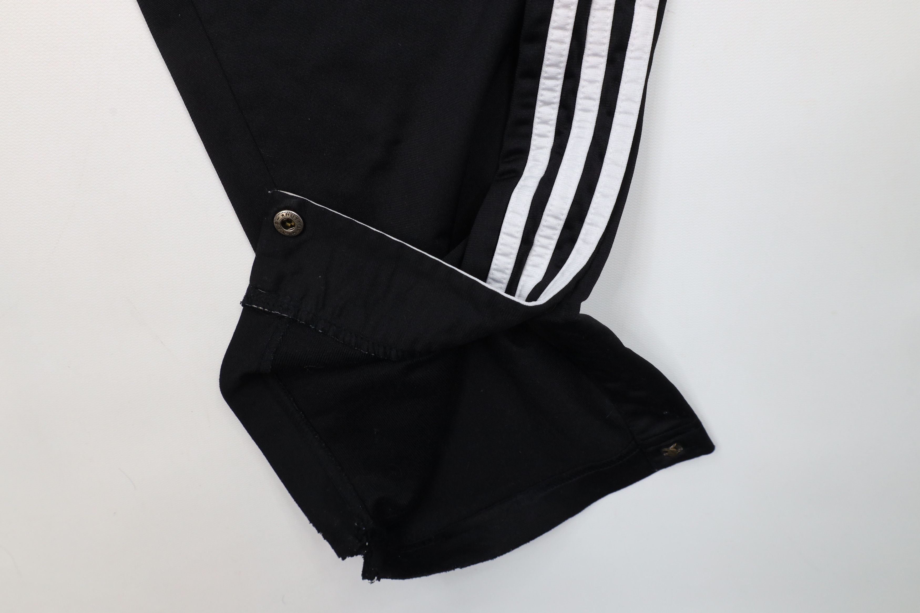 Adidas × Vintage Vintage Y2K 2000 Adidas Wide Leg Tearaway Pants Black Size US 38 / EU 54 - 7 Thumbnail