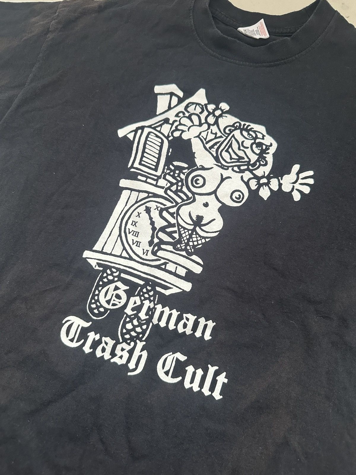 Vintage German Trash Cult Pornoproduction tee vulgar 00 y2k Size US L / EU 52-54 / 3 - 3 Thumbnail