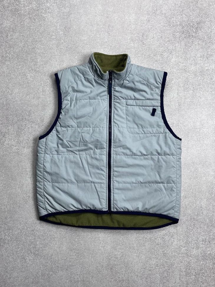 Nike Vintage Nike Swoosh Fleece Nylon Recersible Vest M Size US M / EU 48-50 / 2 - 2 Thumbnail