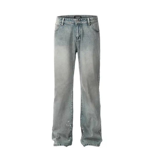 Japanese Brand Washed distressed punk hip-hop trendy jeans Size US 32 / EU 48 - 1 Thumbnail