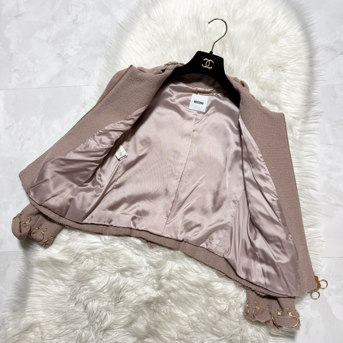 Moschino Moschino Crocodile-Look Design Piping Zip-Up Jacket Size M / US 6-8 / IT 42-44 - 6 Thumbnail