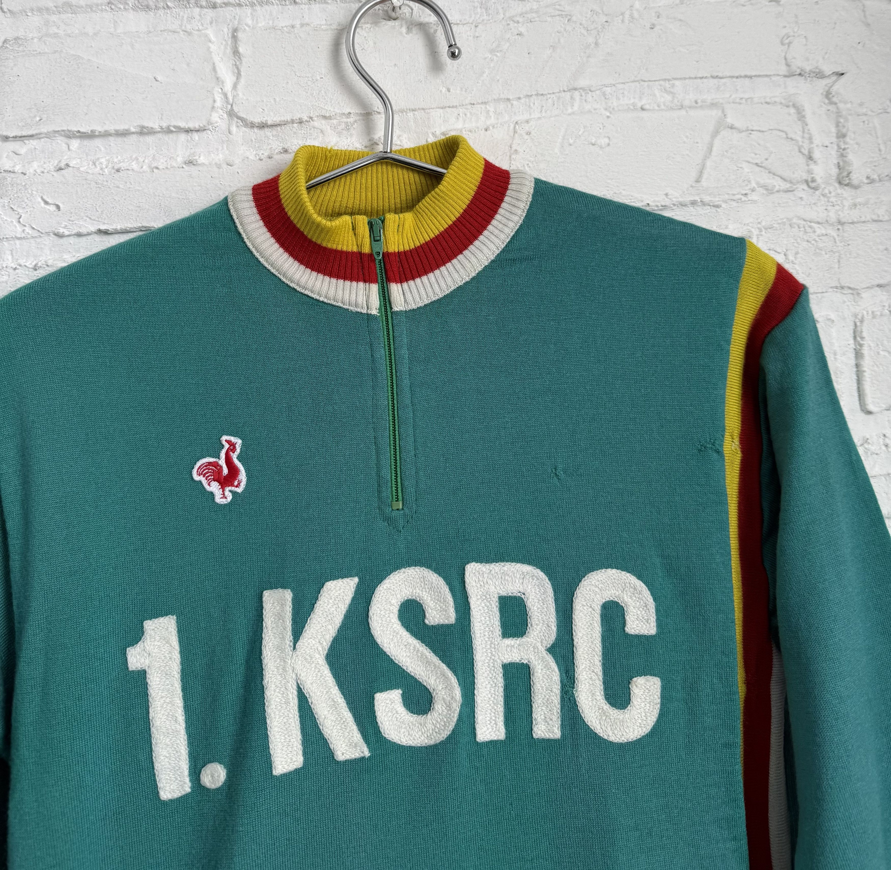 Other RARE Vintage 1970s De Marchi wool cycling jersey 1.KSRC Size US M / EU 48-50 / 2 - 2 Thumbnail