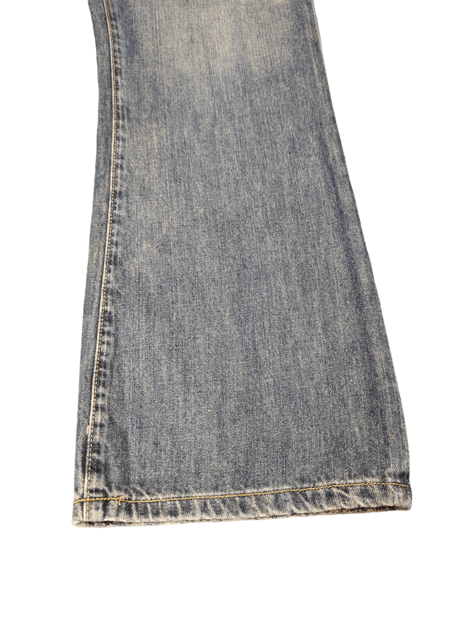 If Six Was Nine Flare Jeans Marc Ecko Cut & Sew Denim Boot Cut Streetwear Size US 30 / EU 46 - 19 Thumbnail