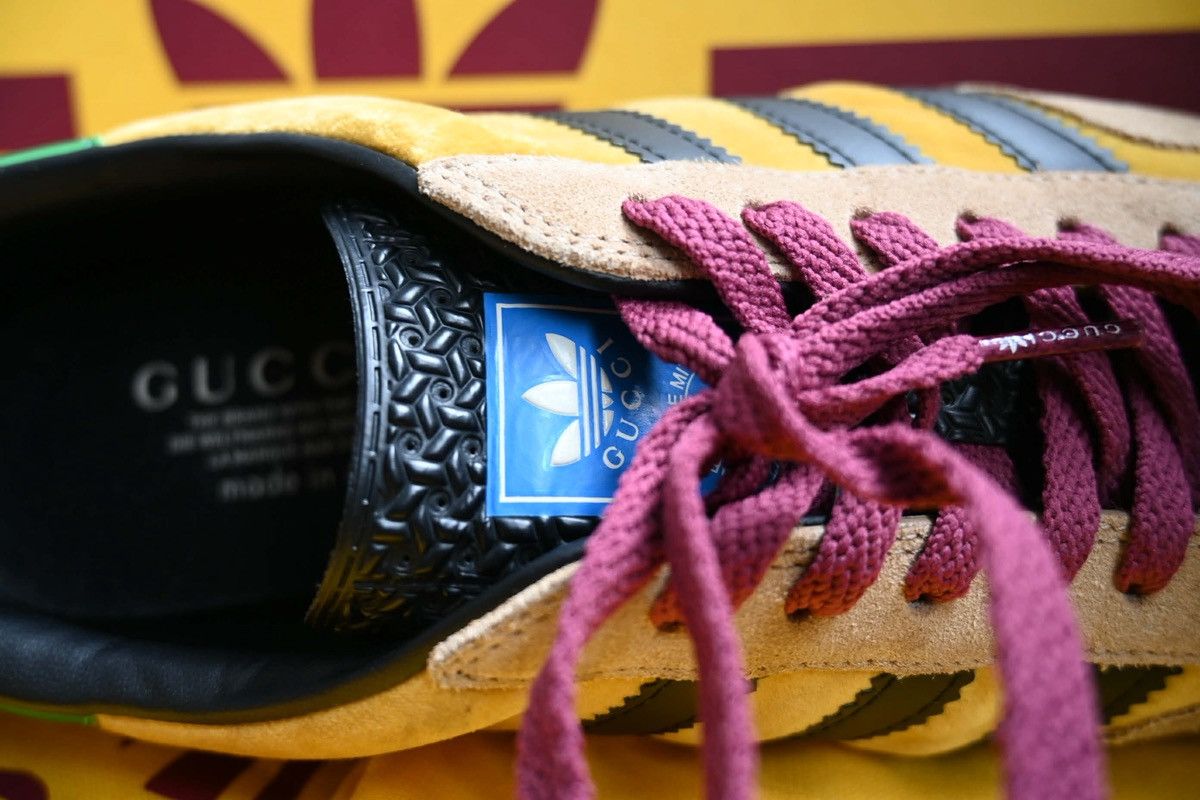 Adidas × Gucci Gucci x Adidas Softy velvet gazelle samba Size US 8 / EU 41 - 9 Thumbnail