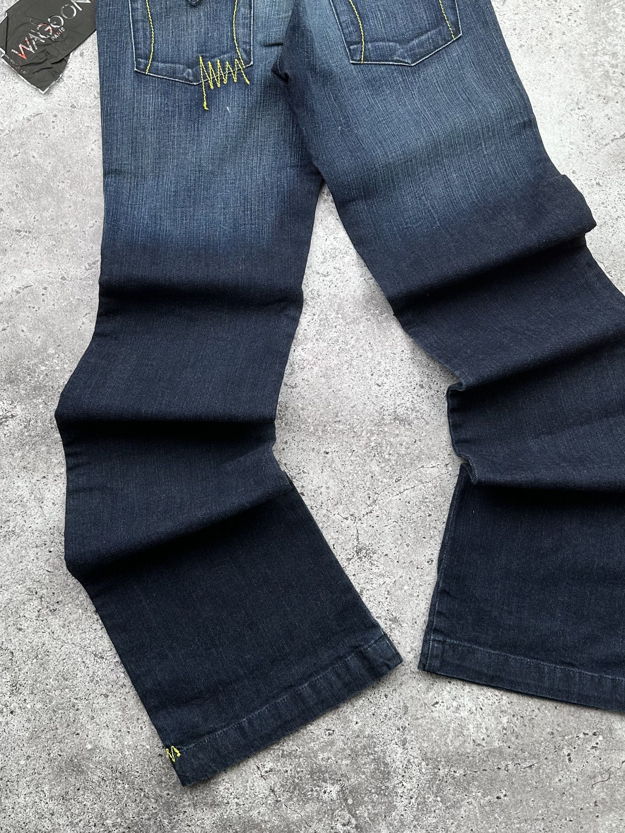 Japanese Brand Vintage Flare Jeans C579(V626) Size 25" / US 0 / IT 36 - 7 Thumbnail
