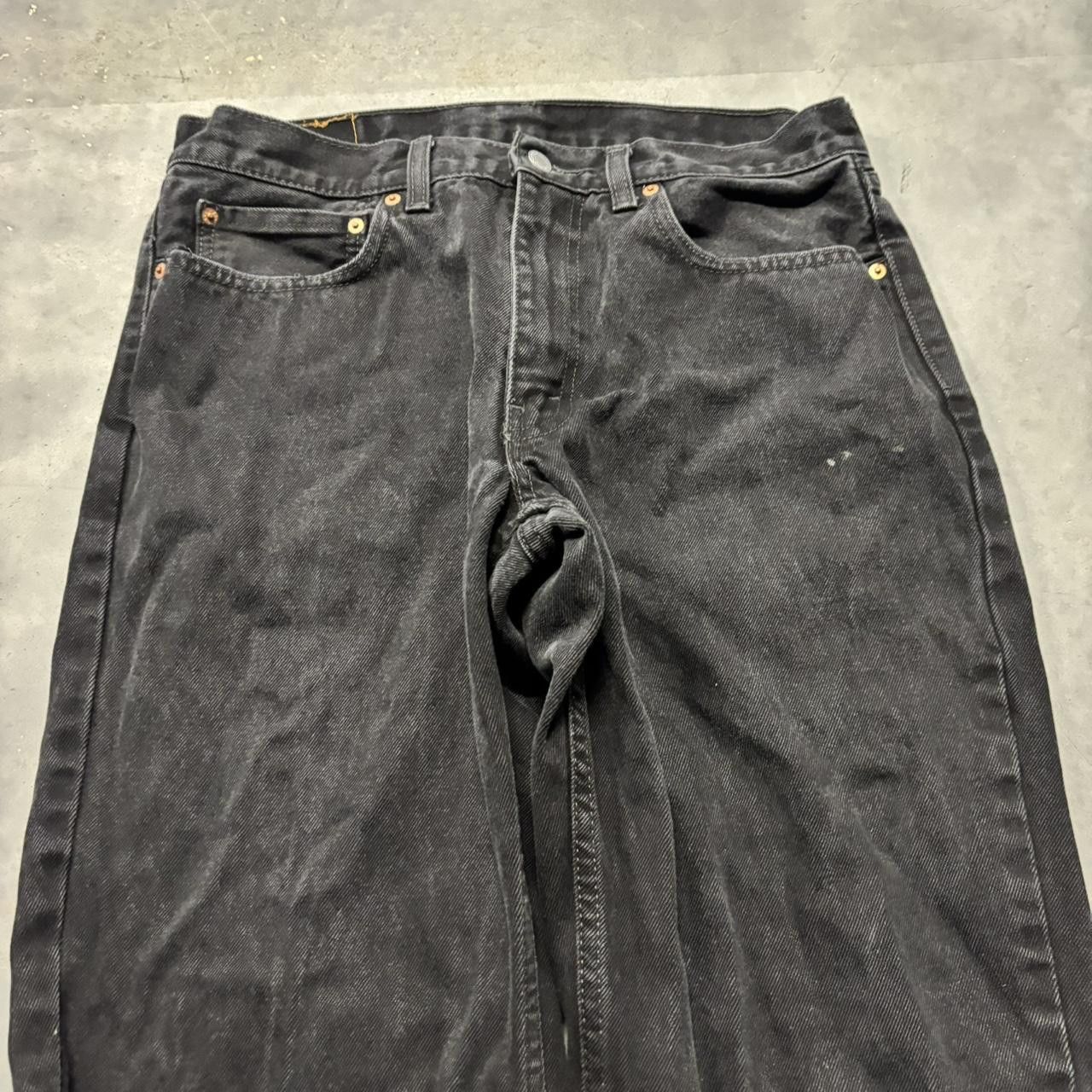 Levi's × Vintage Crazy Vintage Y2K/2000s Grunge Black Levis Essential Denim Jeans! Size US 34 / EU 50 - 5 Thumbnail