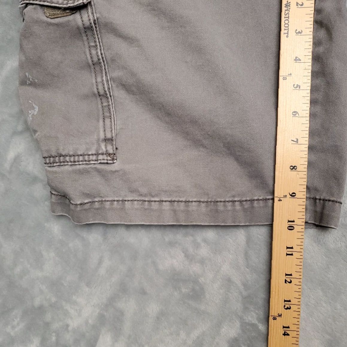Vintage Plugg Cargo Shorts Mens 36 Gray 100% Cotton Twill Utility Outdoor Casual Size US 36 / EU 52 - 7 Thumbnail