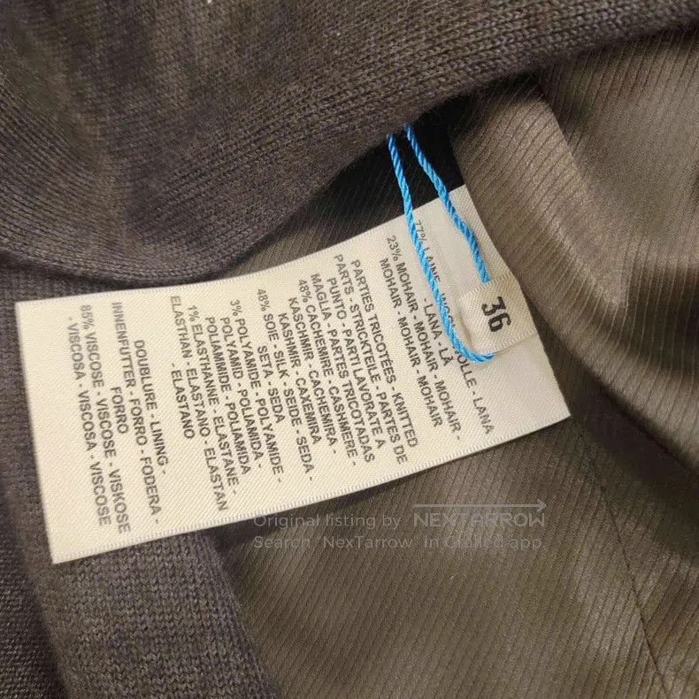 Hermes Hermes Wool Mixed Silk Lining Blazer Jacket Size XS / US 0-2 / IT 36-38 - 4 Thumbnail