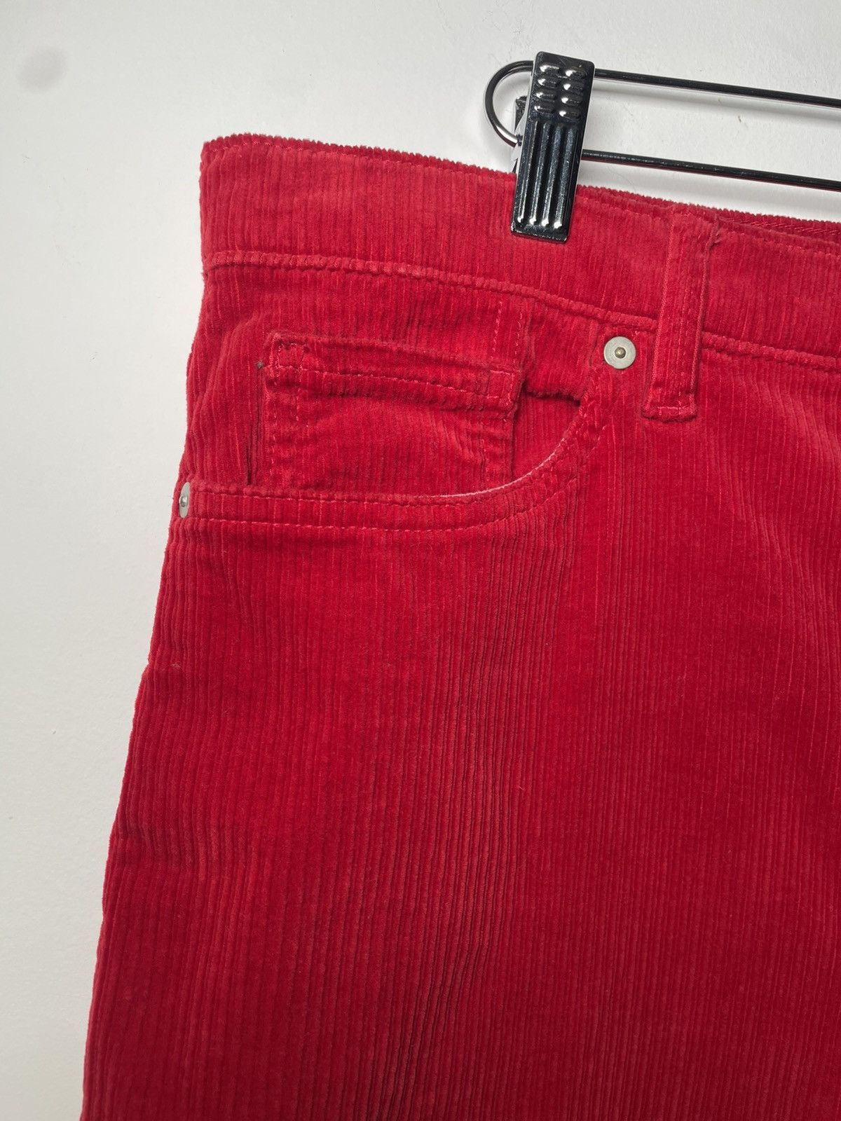 Banana Republic Banana Republic Red Corduroy Straight 32x31 Size US 31 - 9 Thumbnail
