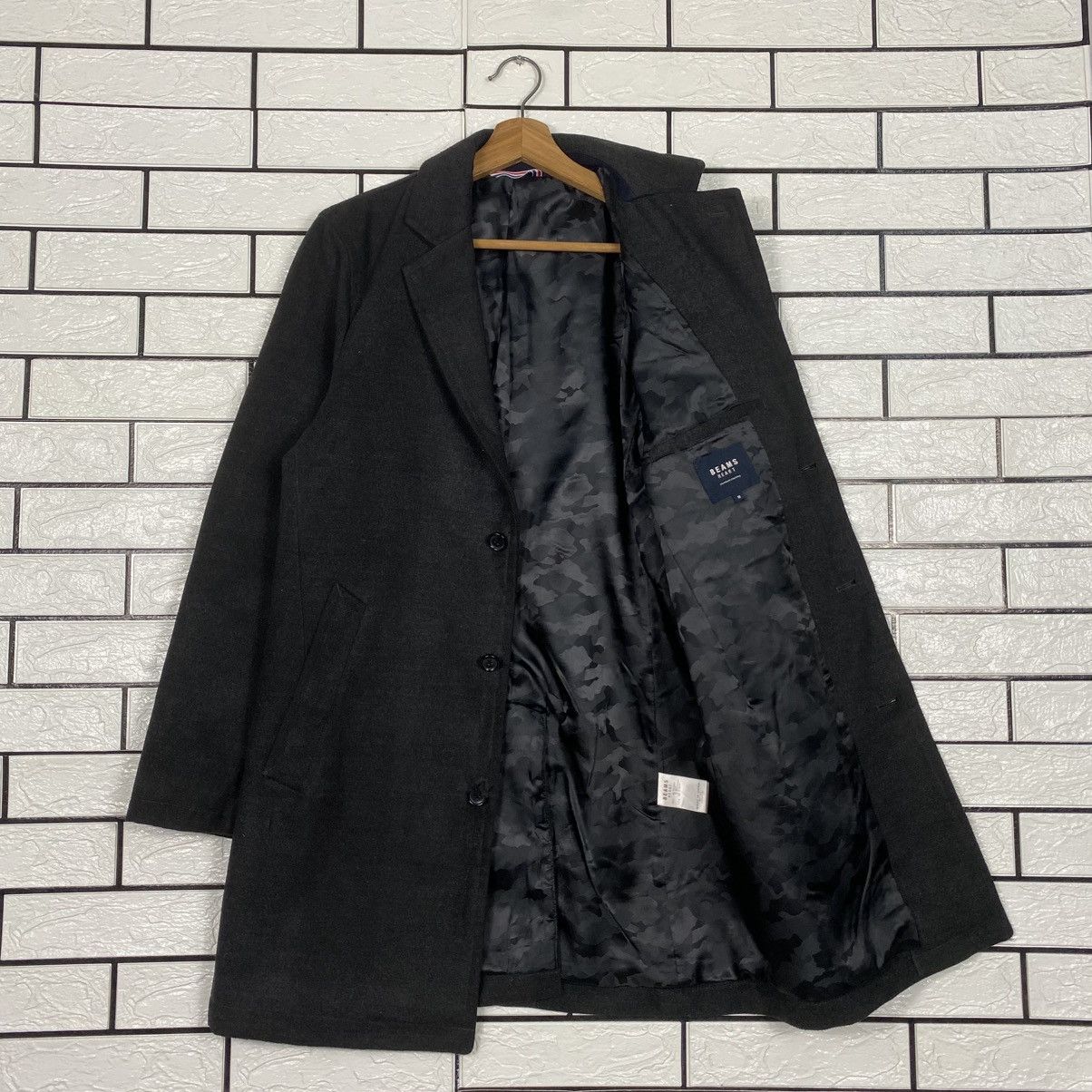Japanese Brand Wool Long Jacket Overcoat Beams Heart Issey Miyake Size US M / EU 48-50 / 2 - 12 Thumbnail