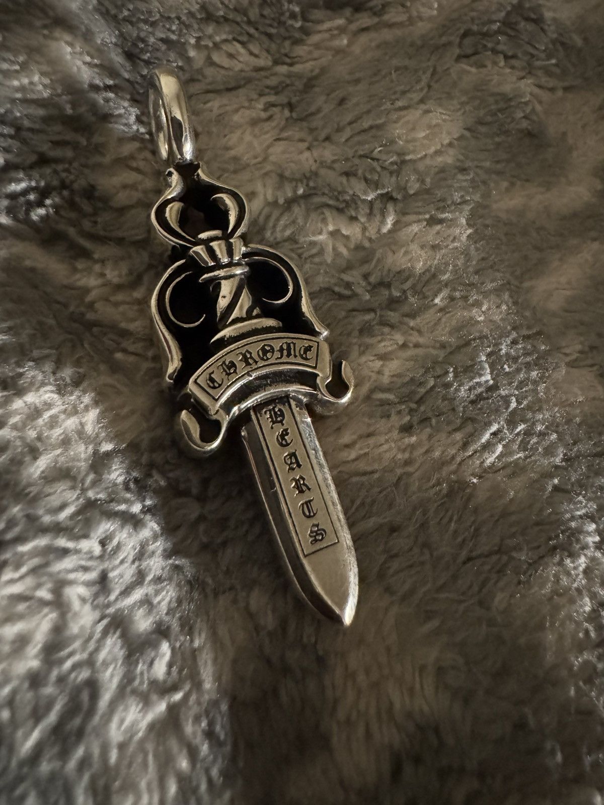 Chrome Hearts Chrome Heart Double Dagger Pendant | Grailed