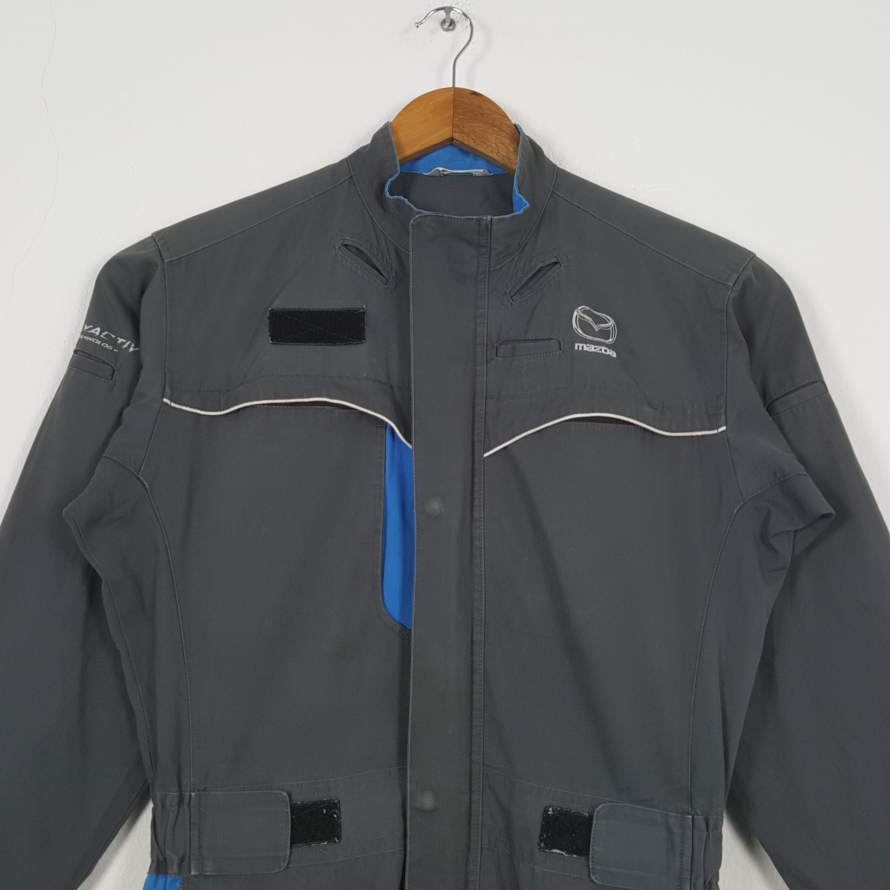 Japanese Brand × Vintage Vintage MAZDA RACING Motorsport Covarall Jacket C286N11 Size US L / EU 52-54 / 3 - 5 Thumbnail