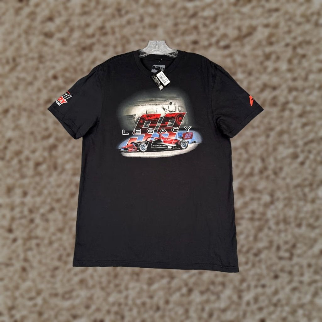 Vintage Indycar Shirt Adult Large Black 2022 Force Indy Legacy Shirt 100% Cotton #99 TAG Size US L / EU 52-54 / 3 - 1 Thumbnail