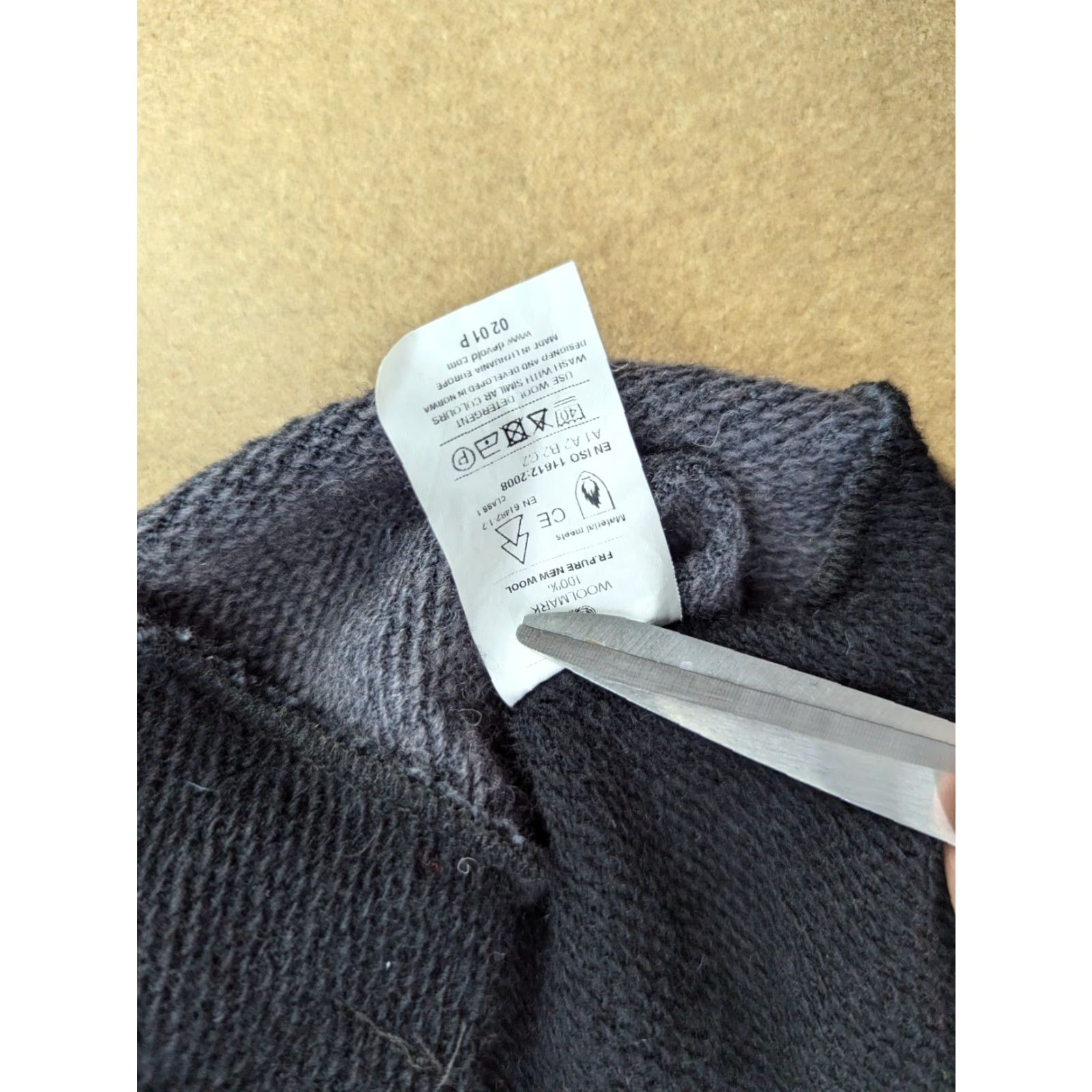Vintage Devold Thermal Jacket Mens XL Black Full Zip 100% Merino Wool Work Outdoor Size US XL / EU 56 / 4 - 5 Thumbnail