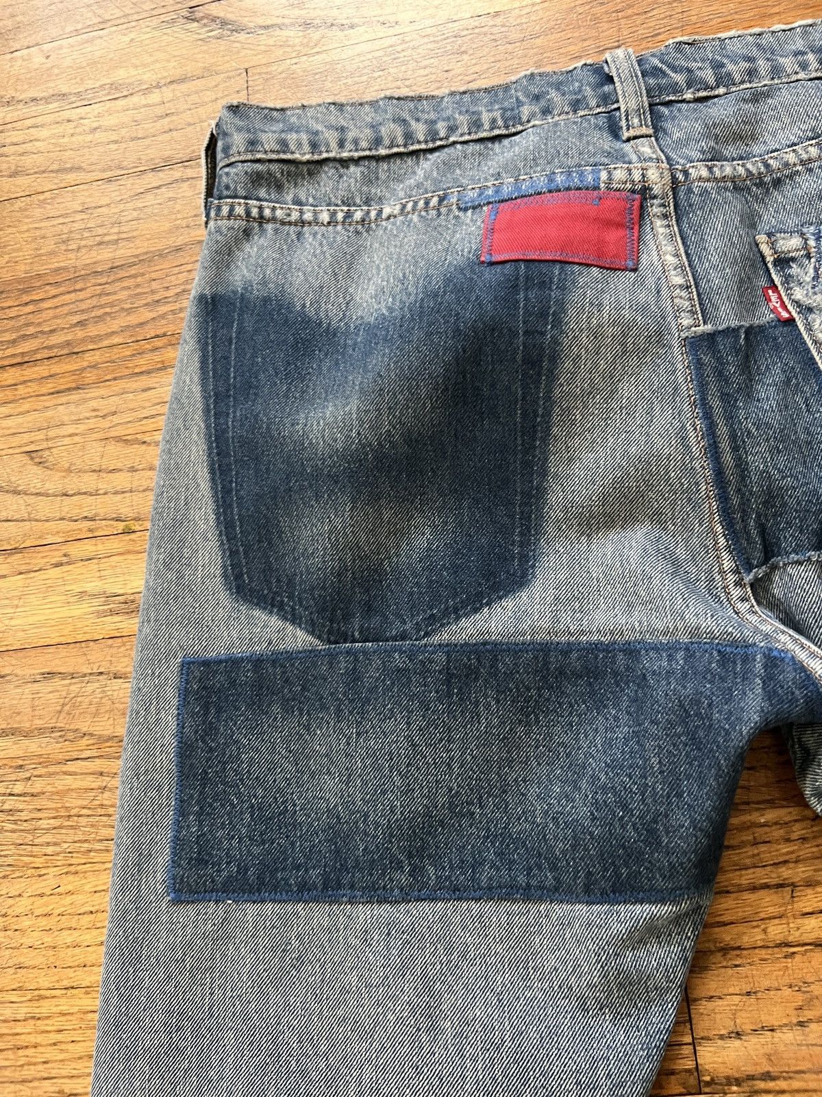 Levi's × Levi's Made & Crafted × Levi's Vintage Clothing Levi Custom rework patchwork denim Size US 32 / EU 48 - 9 Thumbnail