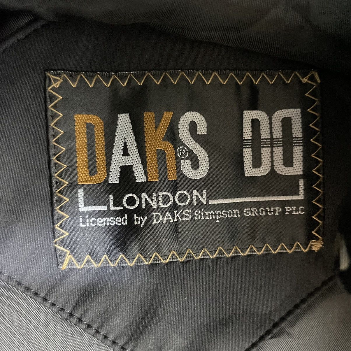 DAKS 🔥Vintage Daks London Trench Coat Remover Lining Size US M / EU 48-50 / 2 - 8 Thumbnail