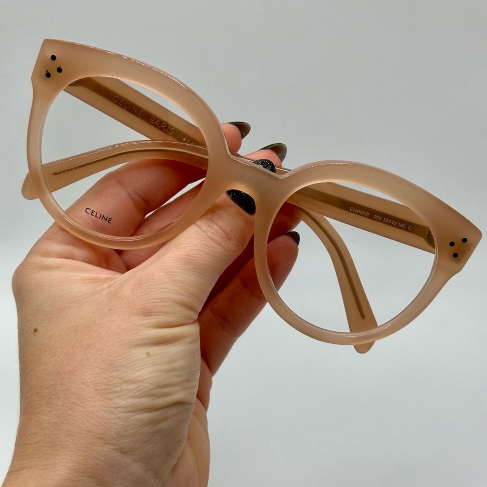Celine NEW Celine Glasses CL50093I 52072 Nude Women Size ONE SIZE - 8 Thumbnail