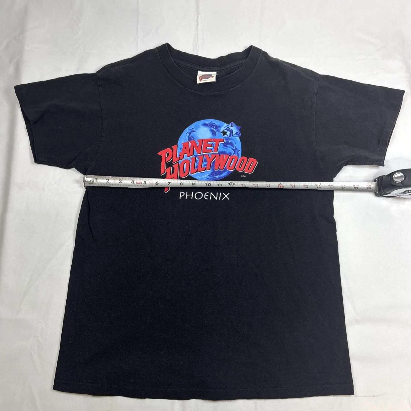 Planet Hollywood VINTAGE Planet Hollywood T Shirt Men’s Large Black Phoenix Arizona Short Sleeve Graphic Tee Mens 1990s Size US L / EU 52-54 / 3 - 4 Thumbnail