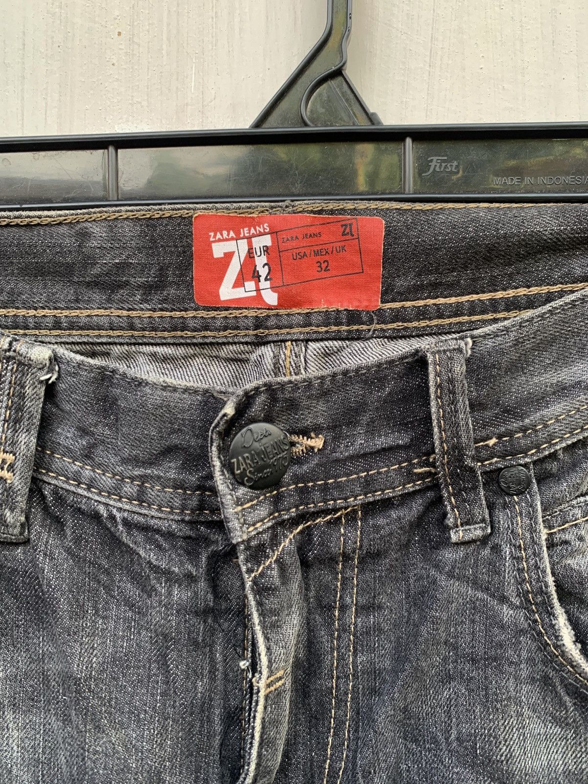 If Six Was Nine Zara ripped distressed jeans Size US 32 / EU 48 - 5 Thumbnail