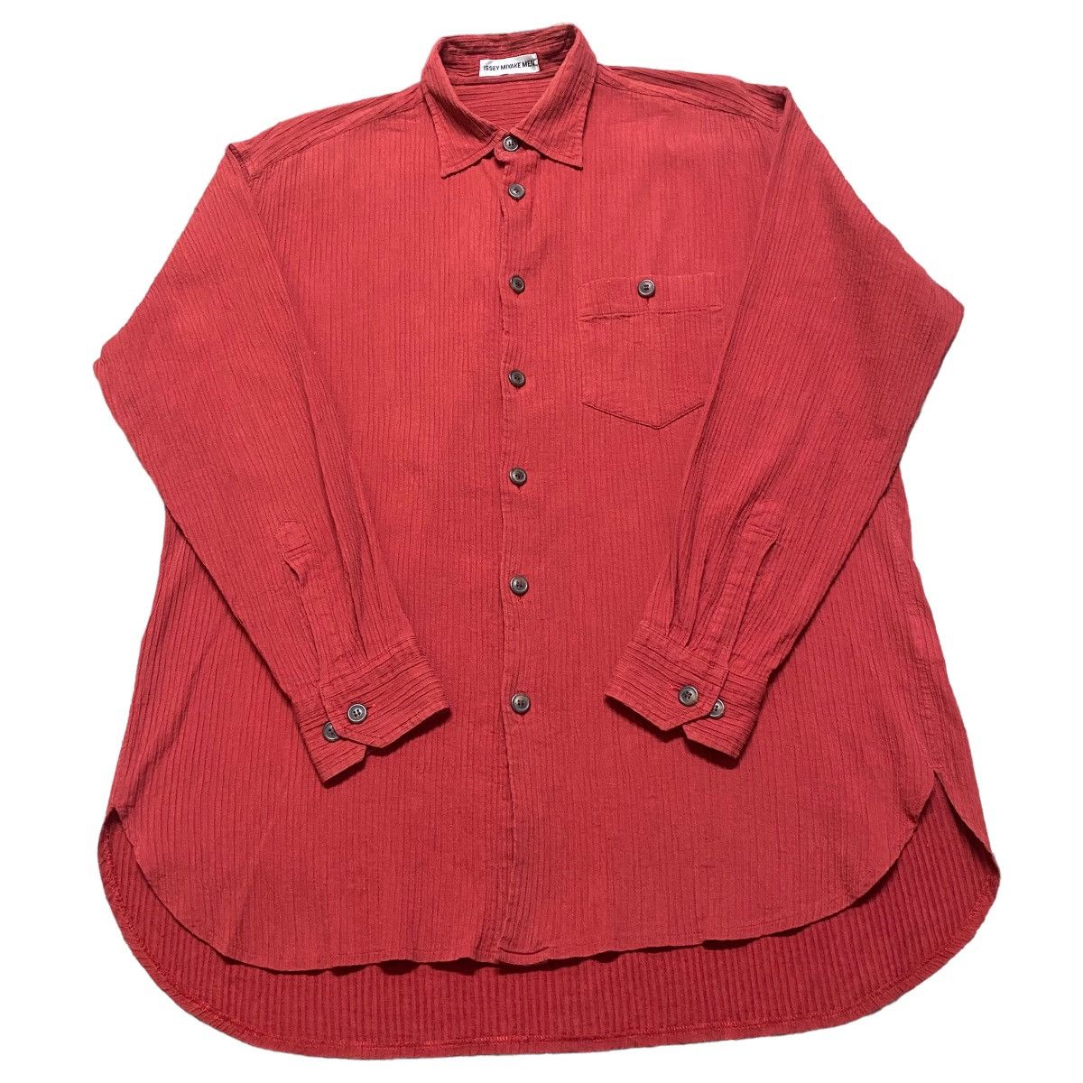 Issey Miyake Issey Miyake Men Pleated Shirt Oversized Size US M / EU 48-50 / 2 - 3 Thumbnail