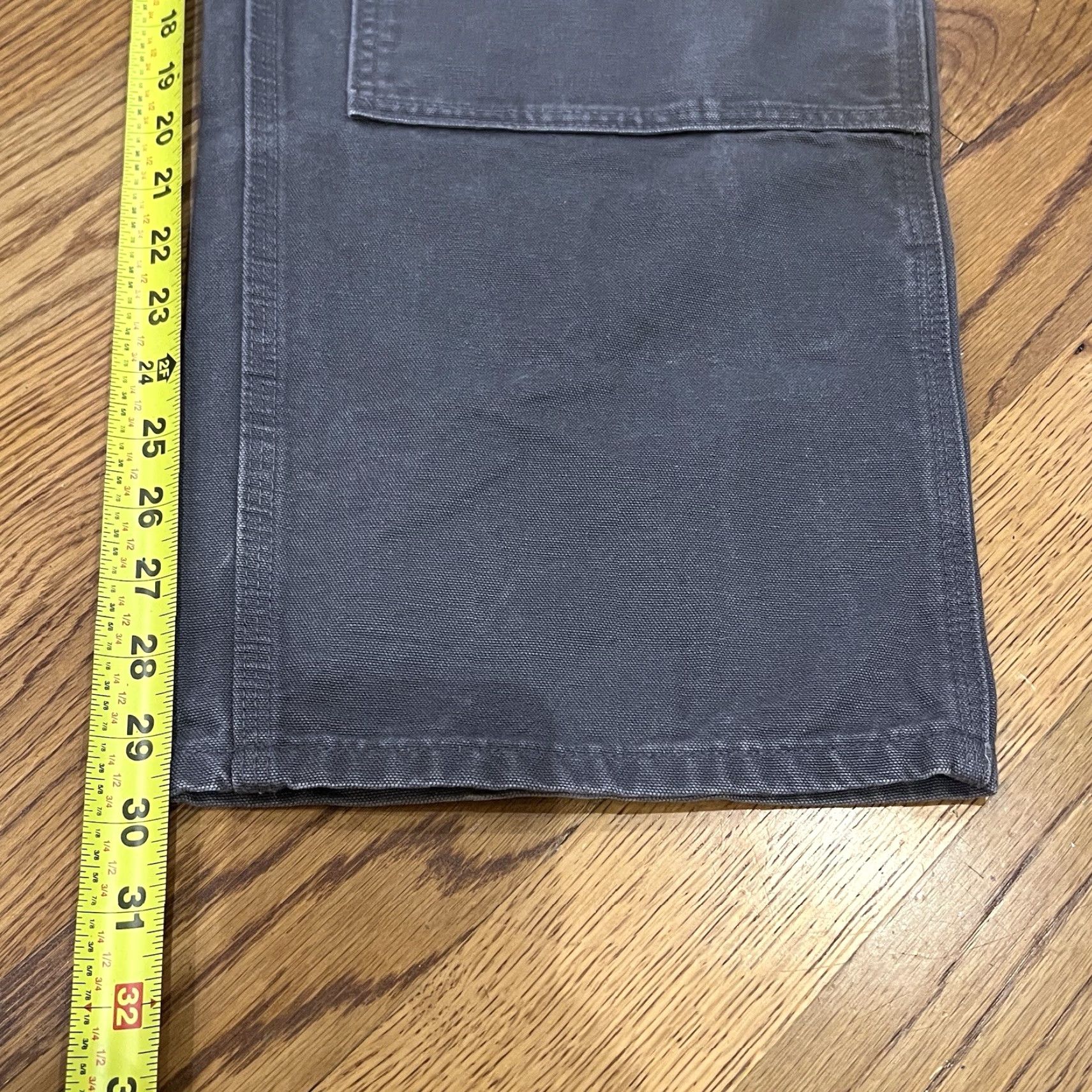 Carhartt VINTAGE Carhartt Pants Carpenter 5-Pocket Denim Workwear Gray 40x30 Men's Regular 40 Inseam Double Knee USA 90s Grunge Carhartt B136 GVL Size US 40 / EU 56 - 7 Thumbnail