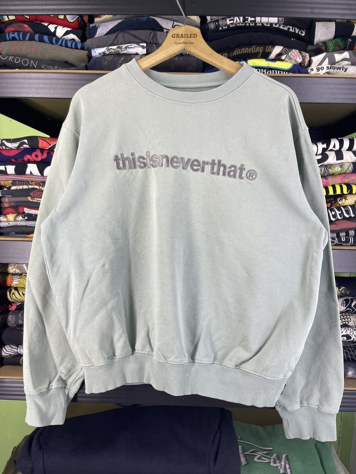 thisisneverthat Vintage thisisneverthat Embroidered Sweatshirt Size US S / EU 44-46 / 1 - 1 Thumbnail