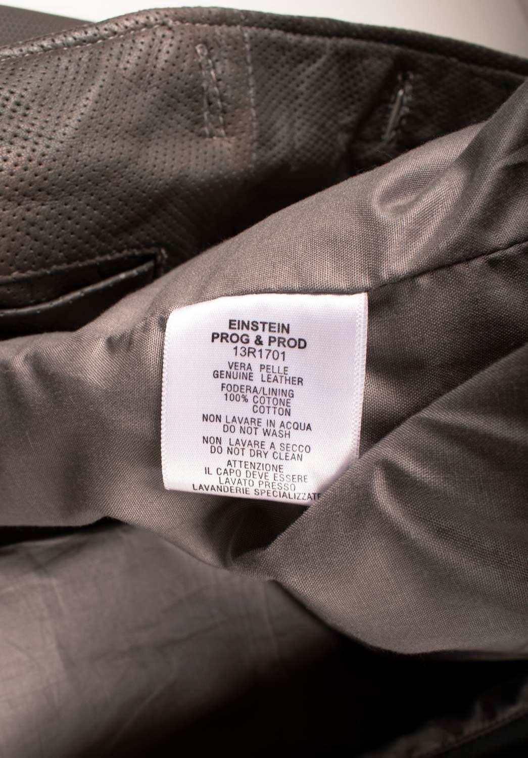 Absolut Joy Absolut Joy Einstein Men Leather Jacket Perforated Size M/L Size US L / EU 52-54 / 3 - 7 Thumbnail