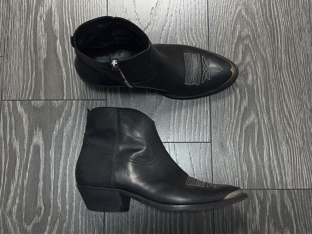 Womens Deluxe Brand Young Ankle Cowboy Style Leather Shoes