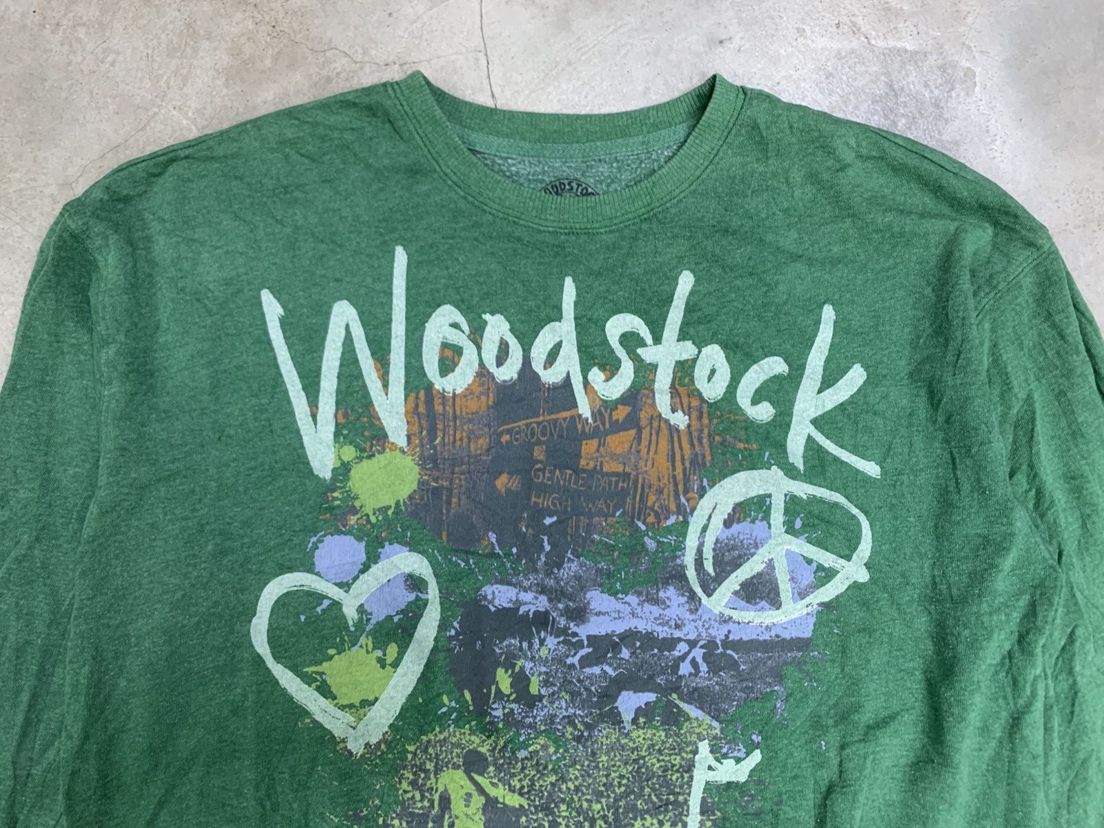 Band Tees Woodstock 1969 Sweatshirt Size US XXL / EU 58 / 5 - 4 Thumbnail