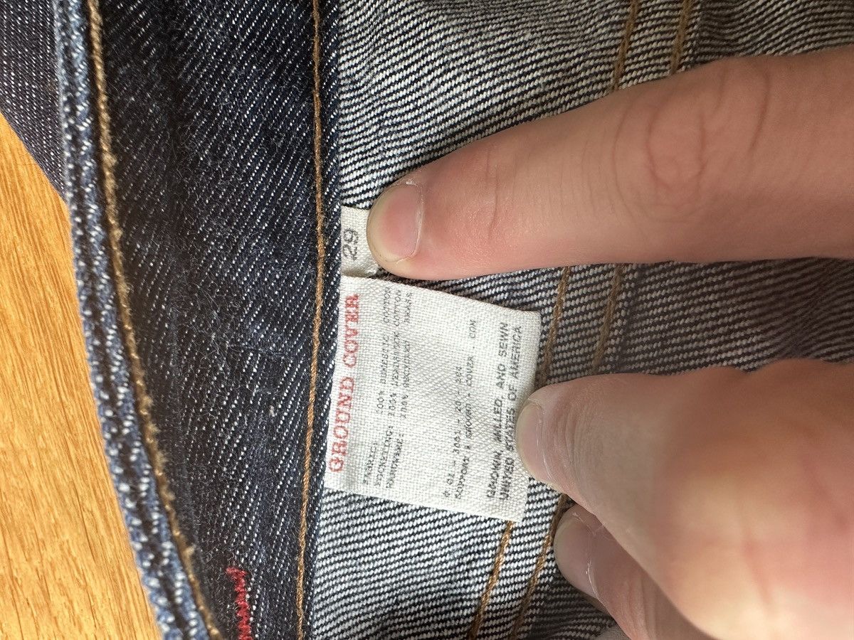Ground Cover Ground Cover Straight Raw Selvedge Denim Size US 29 - 5 Thumbnail