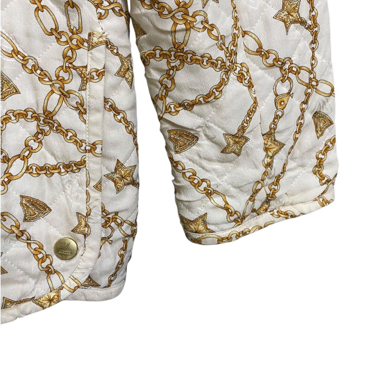 Designer × SikSilk × Vintage Mc David Internatuonal chain logo silk jacket Size S / US 4 / IT 40 - 14 Thumbnail